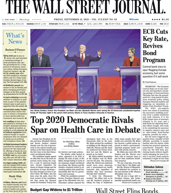 The Wall Street Journal - 13.09.2019 🇺🇸