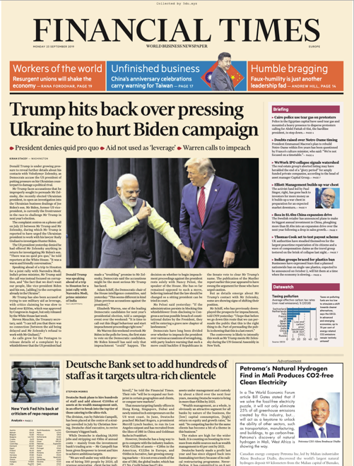 Financial Times Europe - 23.09.2019 🇪🇺