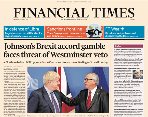 Financial Times Europe – 18.10.2019 🇪🇺
