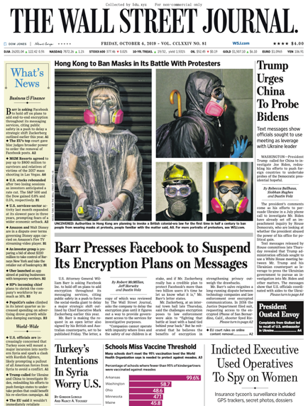 The Wall Street Journal - 04.10.2019 🇺🇸