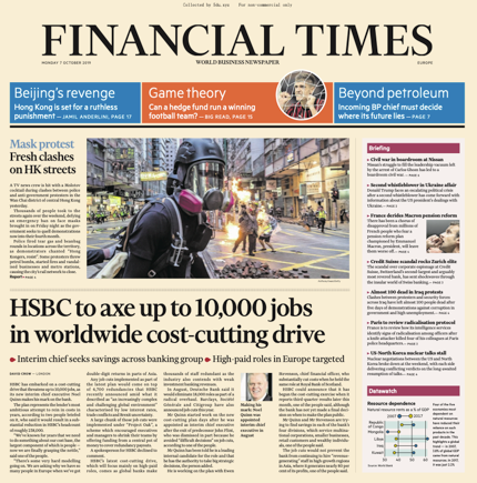 Financial Times Europe – 07.10.2019 🇪🇺