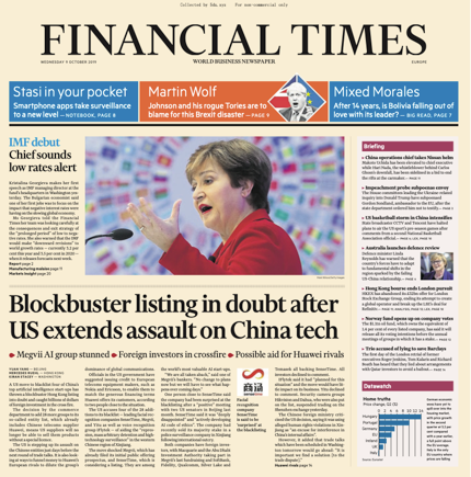 Financial Times Europe – 09.10.2019 🇪🇺