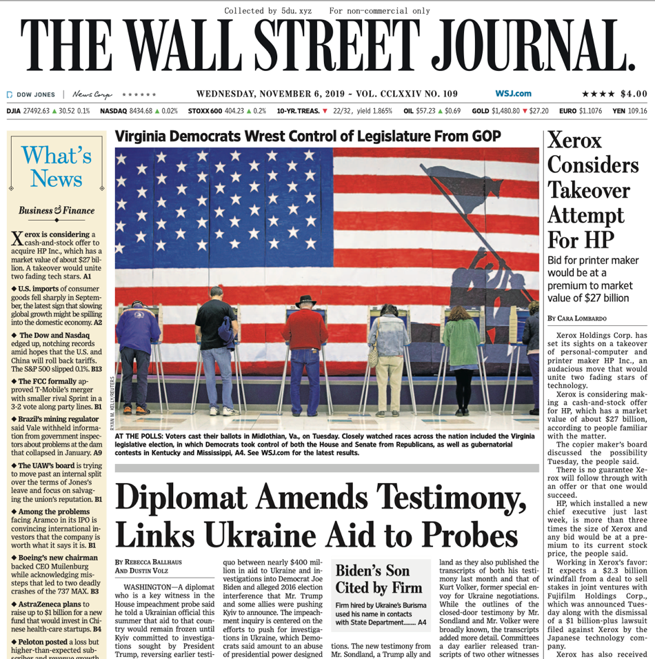 The Wall Street Journal – 06.11.2019 🇺🇸