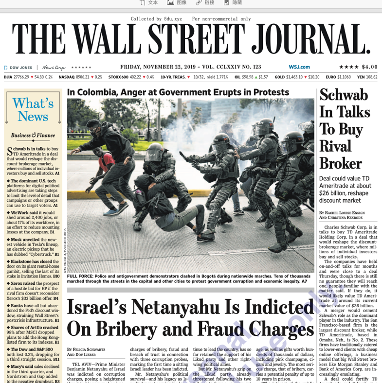 The Wall Street Journal – 22.11.2019 🇺🇸