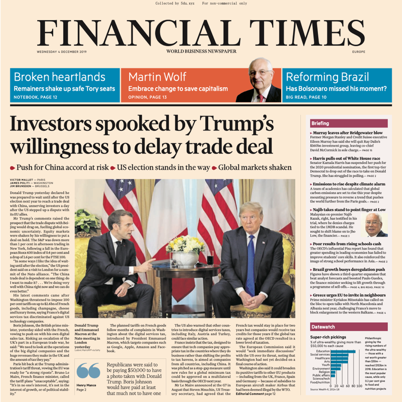 Financial Times Europe – 04.12.2019 🇪🇺