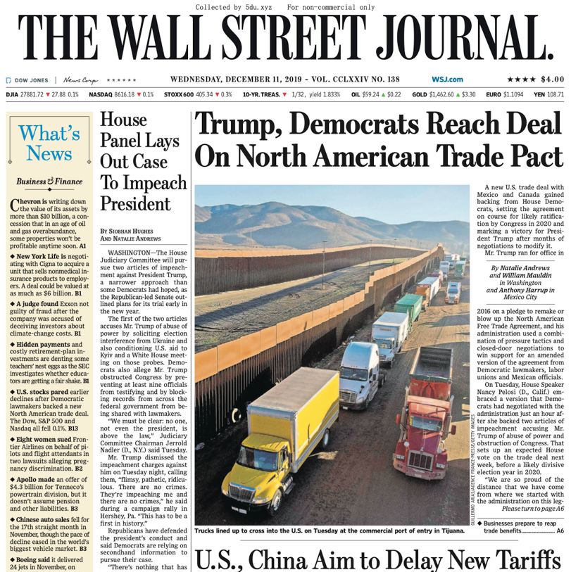 The Wall Street Journal – 11.12.2019 🇺🇸