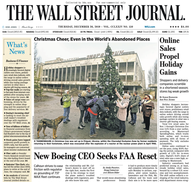 The Wall Street Journal – 26.12.2019 🇺🇸