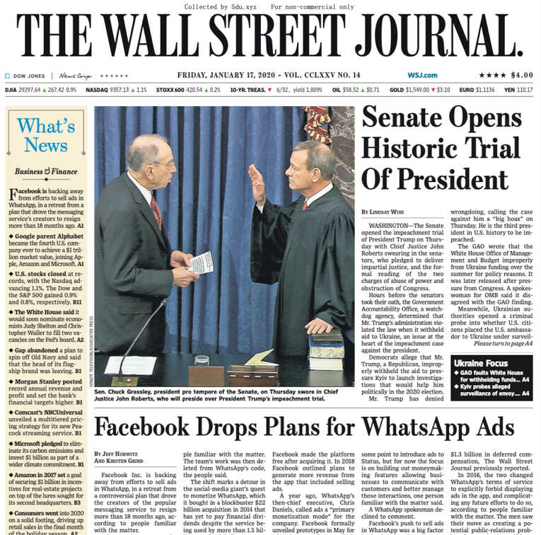 The Wall Street Journal – 17.01.2019 🇺🇸
