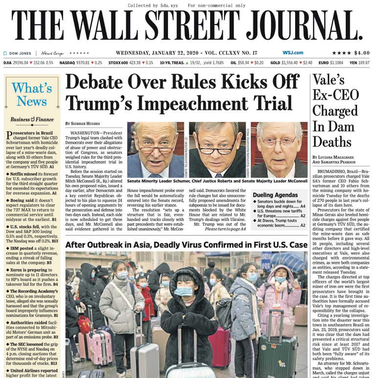 The Wall Street Journal – 21.01 – 23.01.2020 🇺🇸