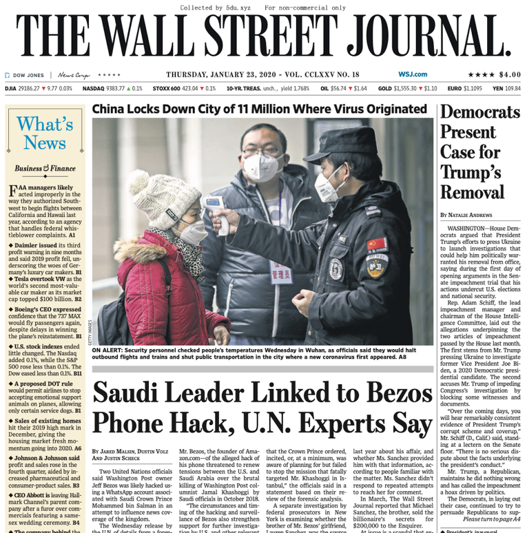 The Wall Street Journal – 21.01 – 23.01.2020 🇺🇸