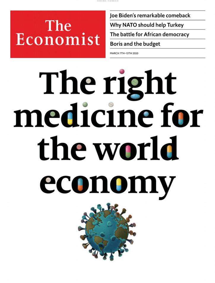 The Economist + mp3 – 07.03.2020 🇬🇧🇺🇸